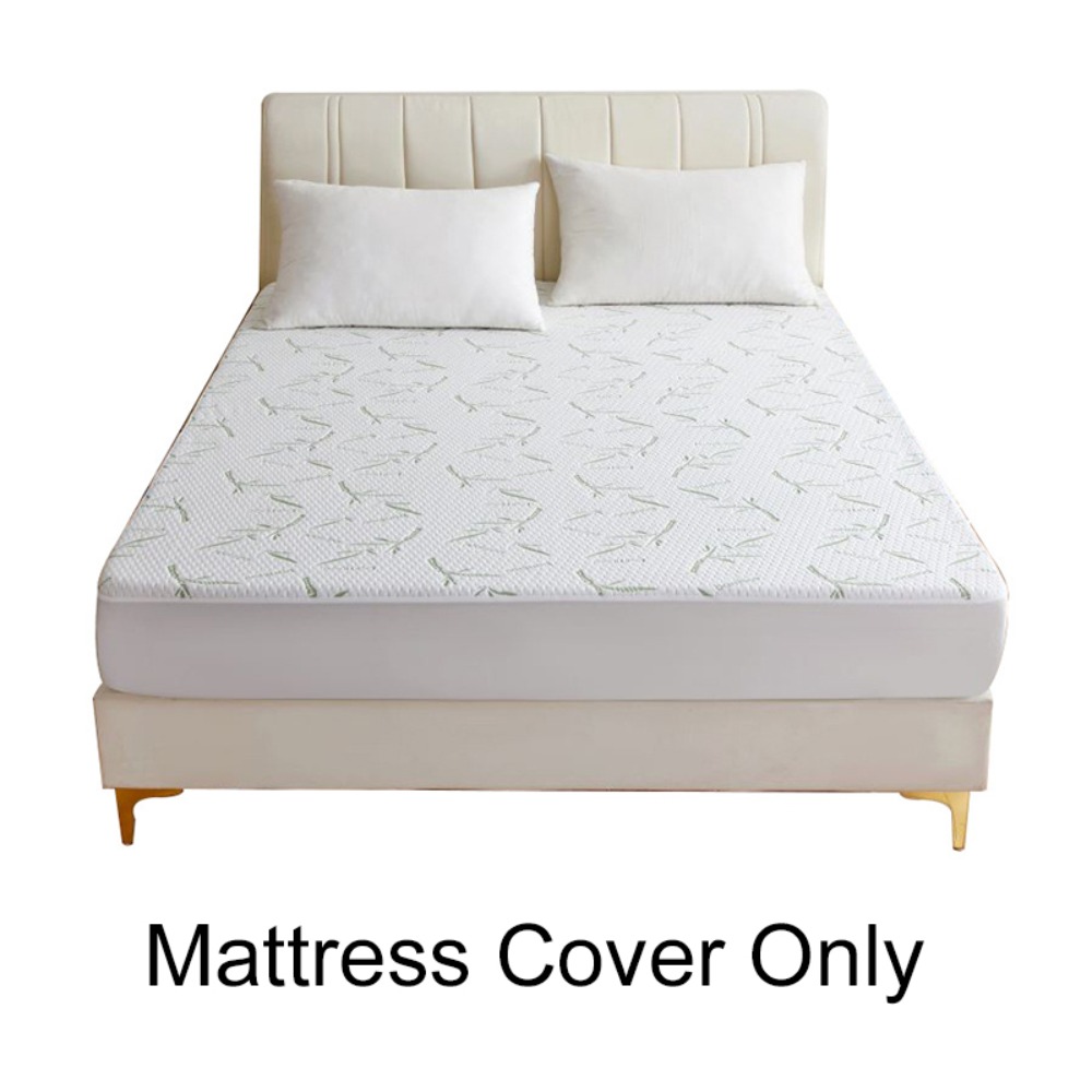 Waterproof Mattress Protector Breathable - ผ้าคลุมที่นอนใยไผ่กันน้ำ ระบายอากาศได้ดี ปกป้องที่นอน นุ่มสบาย พร้อมแถบยางยืด ผ้าคลุมที่นอนแบบเย็น
