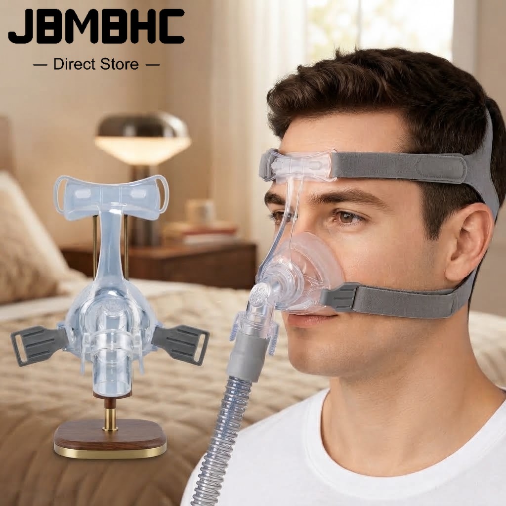 Anti Snore Contour Pillow - หน้ากากปิดจมูกป้องกันการกรน CPAP แบบเต็มหน้า ขนาด M/L ทำจากซิลิโคนนุ่ม