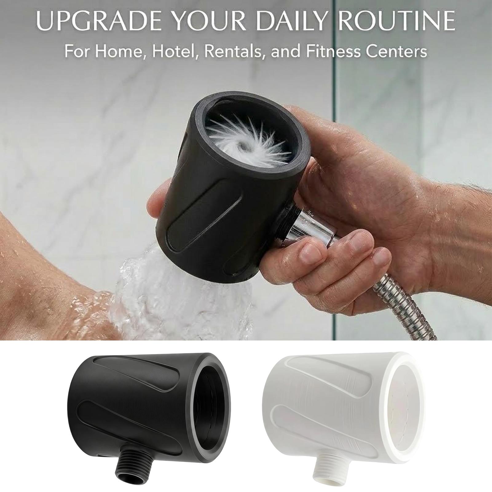 High Pressure Shower Head Handheld - หัวฝักบัวแรงดันสูงสำหรับผู้ชาย แบบถือด้วยมือ รูหยดน้ำหยาบ ป้องกันการอุดตัน ติดตั้งง่าย ทนทาน