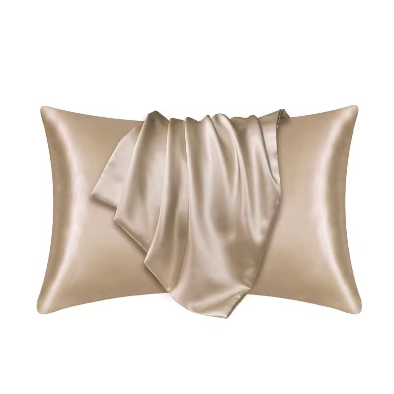 Satin Silk Pillowcase Hair Skin - ปลอกหมอนผ้าไหม ปลอกหมอนซาตินเนื้อนุ่มลื่น ปลอกหมอนเพื่อความงาม ปลอกหมอนนุ่มสบาย ของตกแต่งบ้าน ขนาดมาตรฐาน/ควีน