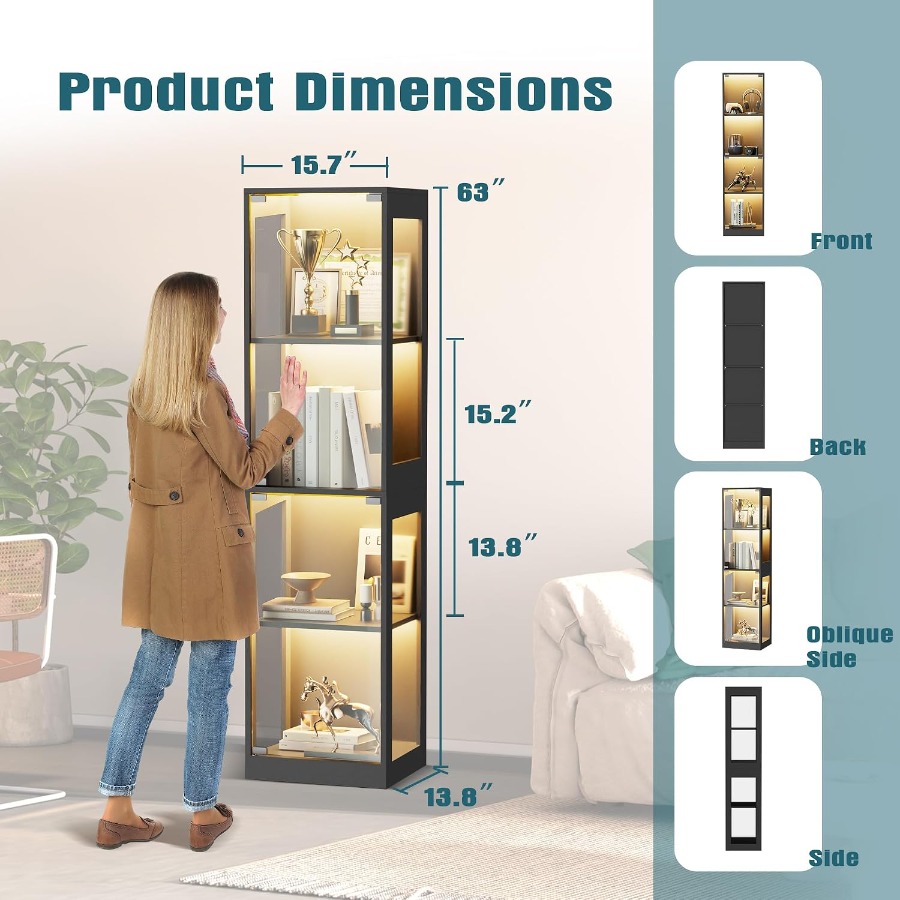 ตู้โชว์แบบมีบานประตูกระจก, ตู้ - Lighting บทวิจารณ์และราคา