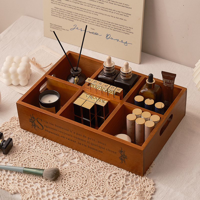 กล่องเก็บของไม้สไตล์ Zakka แบบ - Storage & Organization บทวิจารณ์และราคา