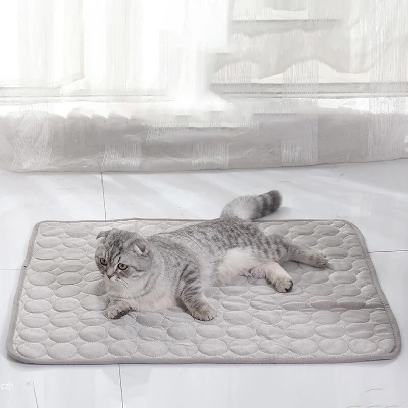 แผ่นรองนอนเย็นสำหรับสัตว์เลี้ย - Cooling Blanket Hot Sleepers บทวิจารณ์และราคา