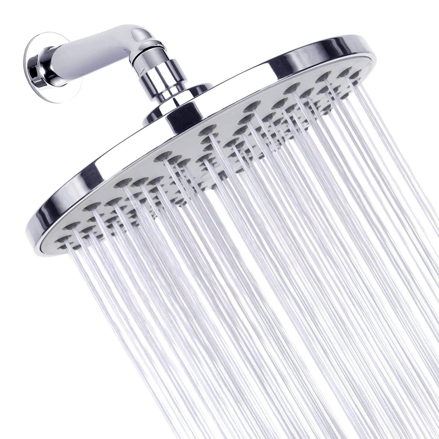 หัวฝักบัวเรนชาวเวอร์ แผงขนาดให - High Pressure Shower Head Handheld บทวิจารณ์และราคา