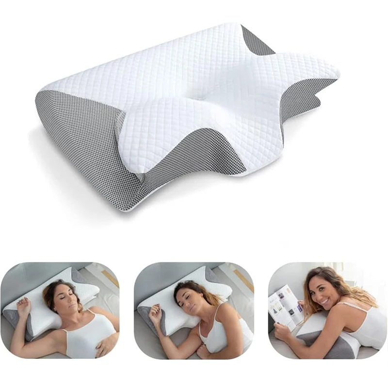 หมอนรองคอเพื่อสุขภาพ เมมโมรี่โ - Memory Foam Orthopedic Pillow Neck Pain บทวิจารณ์และราคา