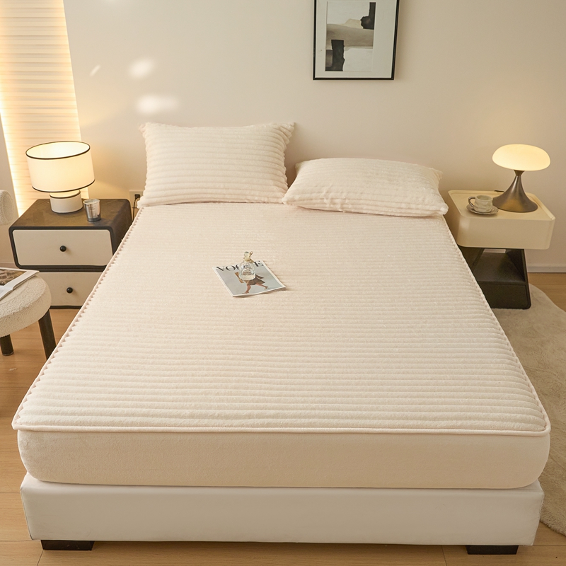 ชุดผ้าปูที่นอนขนกระต่ายเทียมสำ - Fitted Bed Sheets Deep Pocket บทวิจารณ์และราคา