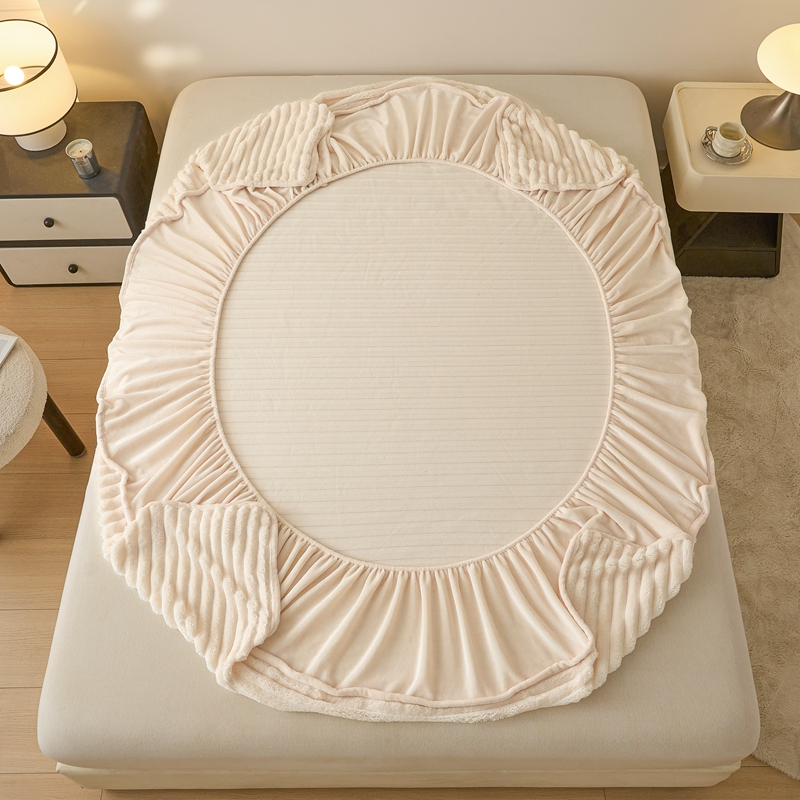 ชุดผ้าปูที่นอนขนกระต่ายเทียมสำ - Fitted Bed Sheets Deep Pocket บทวิจารณ์และราคา