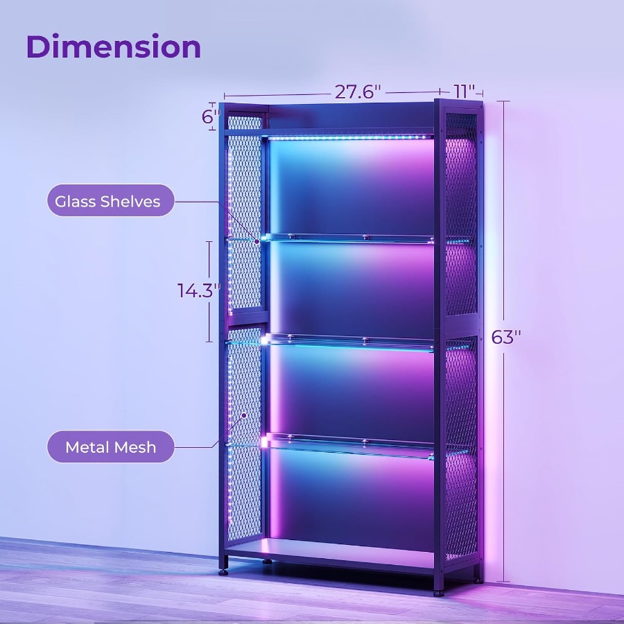 ตู้โชว์พร้อมชั้นวางกระจก, ตู้โ - Lighting บทวิจารณ์และราคา