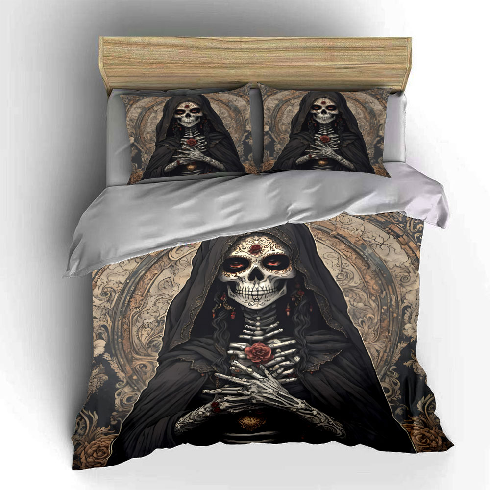 ชุดผ้าคลุมเตียงลายดาร์กเดธเซนต - Duvet Cover Sets With Zipper บทวิจารณ์และราคา