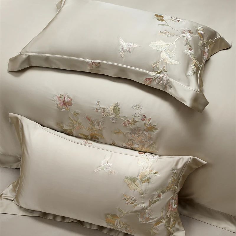 ชุดเครื่องนอนหรูหรา ผ้าปูที่นอ - Aesthetic Floral Duvet Cover บทวิจารณ์และราคา