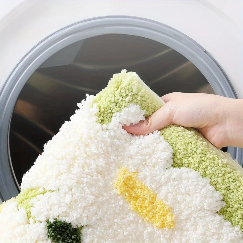 พรมเช็ดเท้ากันลื่นลายดอกไม้ VI - Quick Dry Diatomite Bath Mat บทวิจารณ์และราคา